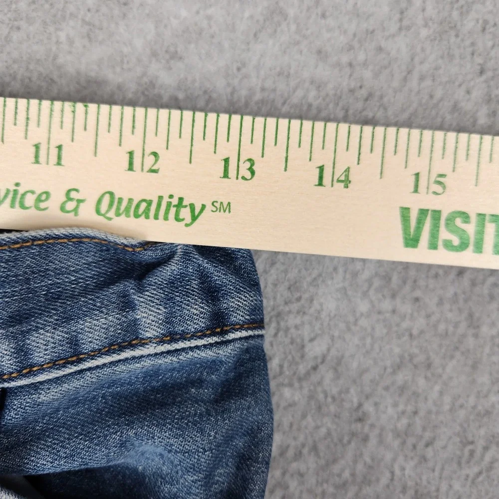 The Childrens Place Bootcut Jeans Girls 14 Blue Denim Adjustable Waist Casual